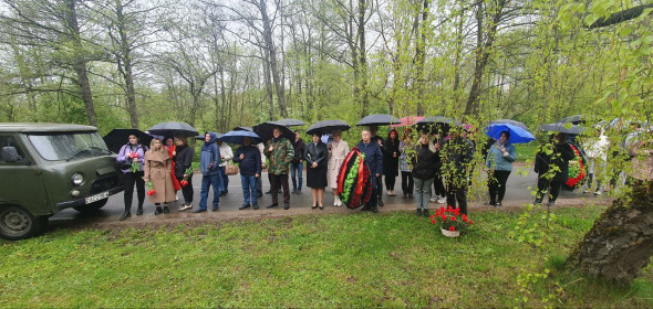 Сотрудники Государственного предприятия "БелПСХАГИ" приняли участие в митинге, посвященному Дню Победы