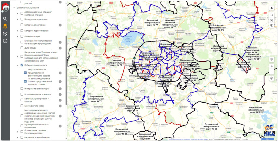 Выборы-2024: Границы избирательных округов нанесены на публичную кадастровую карту