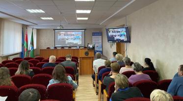 Государственное предприятие "БелПСХАГИ" участвует в видеоконференции с депутатом Парламента Игорем Комаровским